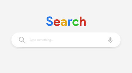 Search Bar with suggestions for UI UX design and web site. Search Address and navigation bar icon. Collection of search form templates for websites. Search engine web browser window template.