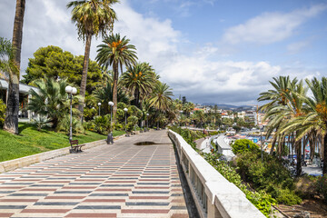 Passeggiata dell'Imperatrice in Sanremo, Italy