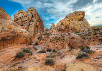 Beautiful layer of land in the Wave, Arizona. Landscape photography - 643727263