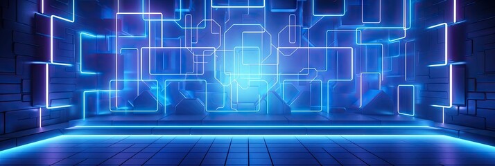 colorful blue data background for computer technology and electronics.