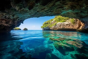 青の洞窟 | Blue Grotto Generative AI