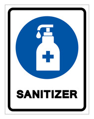 Sanitizer Symbol Sign ,Vector Illustration, Isolate On White Background Label. EPS10