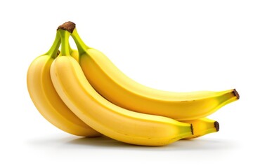 bananas isolated on white