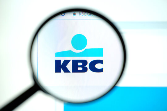 Los Angeles, California, USA - July 29 2019 : Homepage of KBC Group .Official website of KBC Group