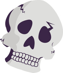 skull helloween illustration