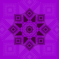mandala with flower for Henna, Mehndi, tattoo, decoration. Decorative ornament in ethnic oriental style. Hand drawn background. Islam, Arabic, Indian.