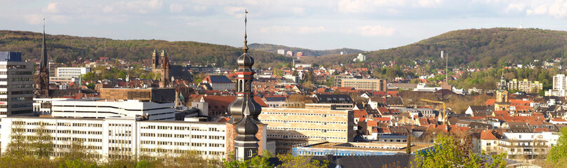 Europe, Germany, Saarbrucken, Saarland, panorama