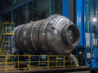 Steam generator vessel of nuclear reactor.