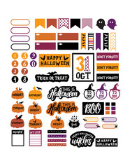 Halloween Planner Stickers 