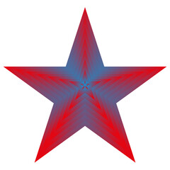 Red, Yellow, and Mix color Star