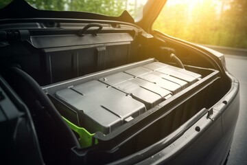 Environmentally friendly vehicle battery. Generative AI