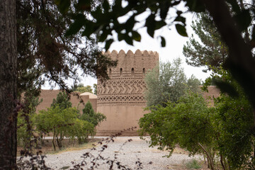 watchtower in Dowlatabad Garden in yazd, iran