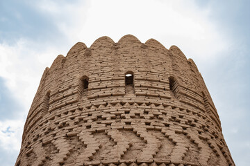 watchtower in Dowlatabad Garden in yazd, iran