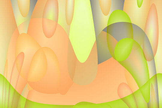 rechteck enth&auml;lt farblich abgestimmte sich &uuml;berschneidende Fl&auml;chen begrenzt durch b&ouml;gen und geraden, modern art, HD-hintergrund