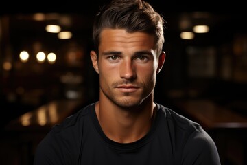 Fototapeta premium Sports portrait During training