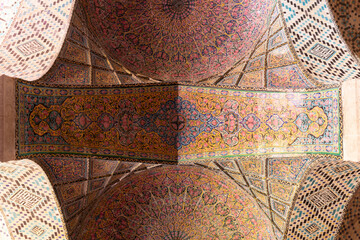 interior of the Nasir al Molk mosque