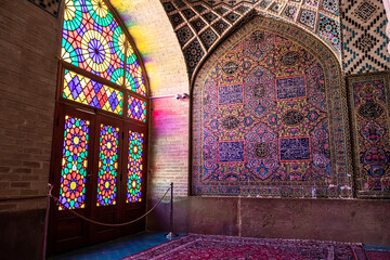 interior of the Nasir al Molk mosque