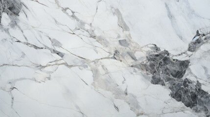 Elegant exploration of a pristine white marble canvas - Capturing the delicate beauty of soft gray veins in natural light.
