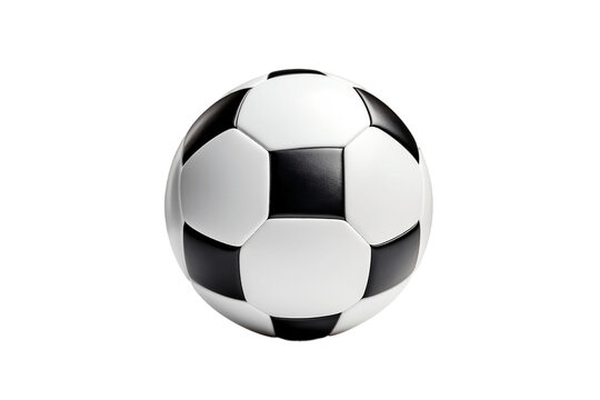 Large Soccer Ball isolated on transparent background, Generative AI