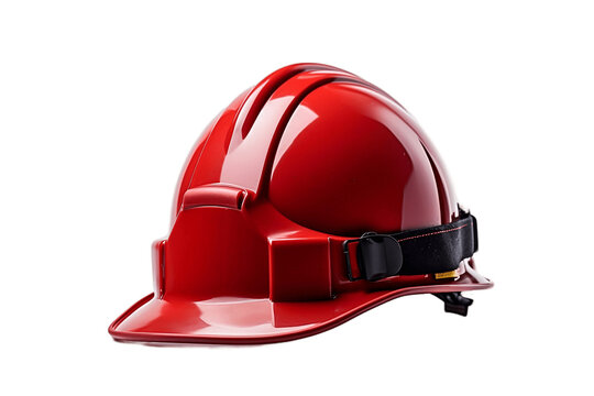 The Firefighter's Helmet isolated on transparent background, Generative AI