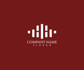 Premium Symbol Sound wave tone logo and vector template