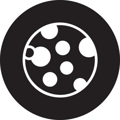 moon glyph icon