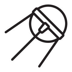 sputnik line icon