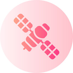 satellite gradient icon
