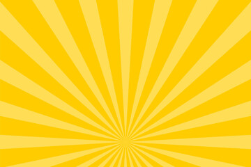 Retro yellow sunburst vector texture