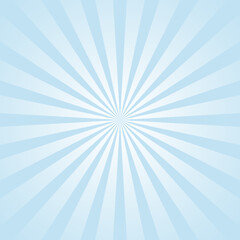 Radial ray blue sunburst pattern