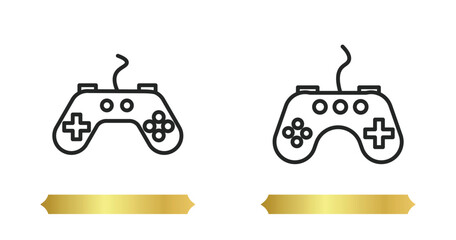 two editable outline icons from concept. thin line icons such as ,