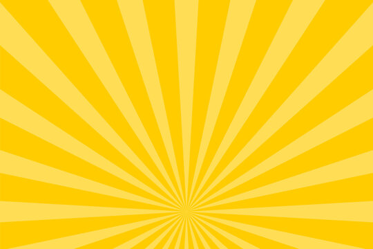 Retro yellow sunburst vector texture
