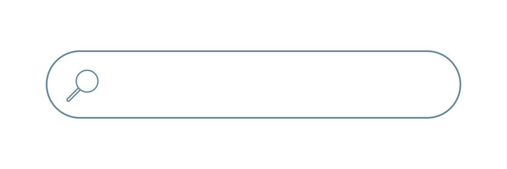 Obraz premium Search box vector template