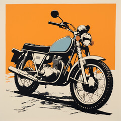 Obraz na płótnie Canvas Vintage Motorcycle 