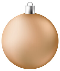 Matt color yellow gold new years party balls set