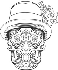 deceased, skull, day of the dead