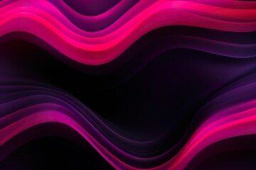 Abstract pink Background, Color Design with Vector Ripples on a Dark Background | Generative AI