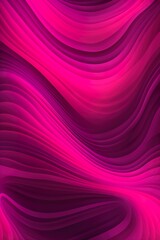 Fototapeta premium Abstract pink Background, Color Design with Vector Ripples on a Dark Background | Generative AI