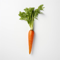 Photo of Carrot isolated on a white background