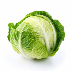 Fototapeta premium Photo of Cabbage isolated on a white background
