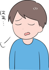 がっかりする男性