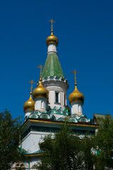 Fototapeta na wymiar The Russian Church or Church of Saint Nicholas the Miracle-Maker