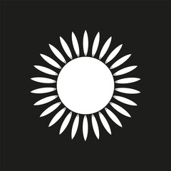 Gas burner icon. Vector illustration. EPS 10.