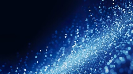Obraz premium Background of blue sequins and glare sparkling