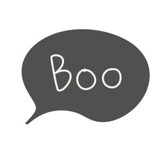 Halloween boo text
