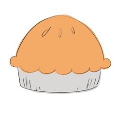 Bread hand drawing