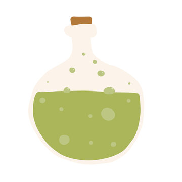 Halloween poison hand drawn