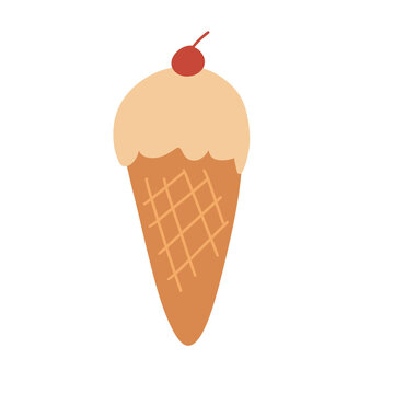 ice cream hand drawn