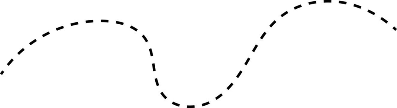 Curved Dashed Line Images – Browse 13,184 Stock Photos, Vectors, and Video  | Adobe Stock