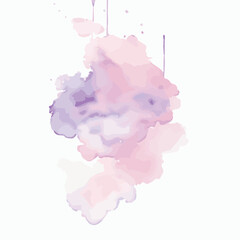 vector Soft watercolor splash stain background